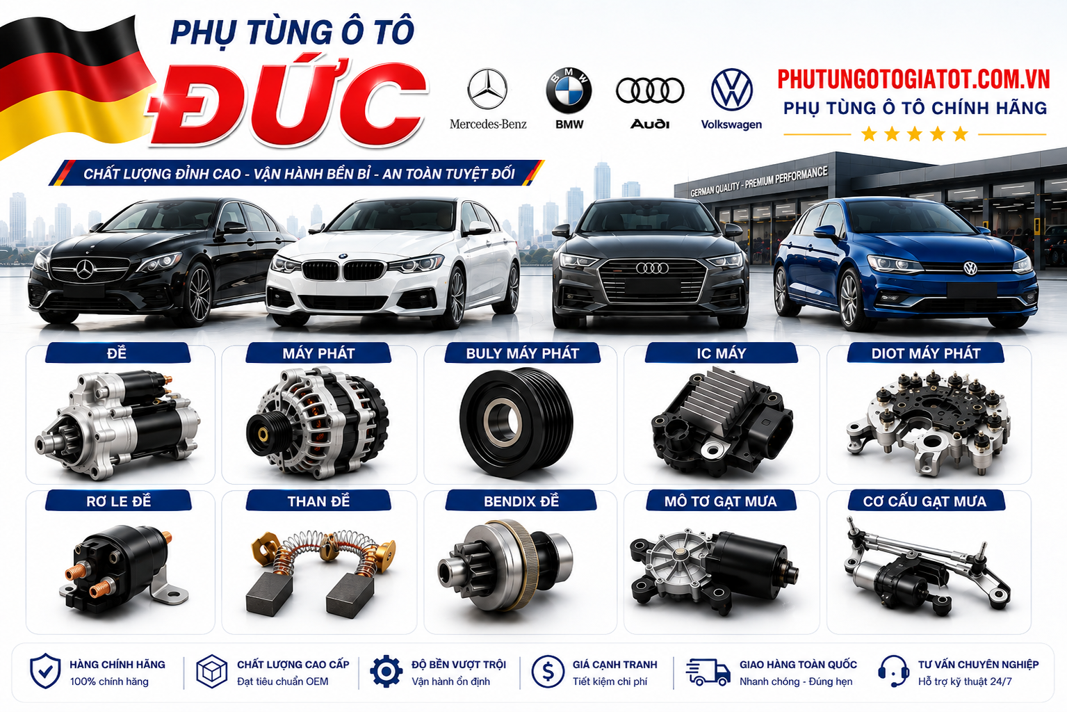 Phụ tùng ôtô Đức